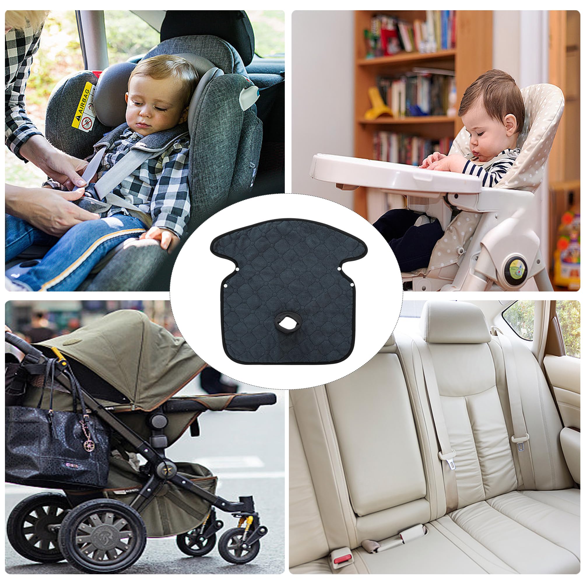 Almohadilla Protectora para el Asiento del Coche del Bebé y del Niño Pequeño, Almohadilla Protectora para el Orinal, Cubre el Orinal de Viaje de Migas, Derrames, Fugas de Pañales