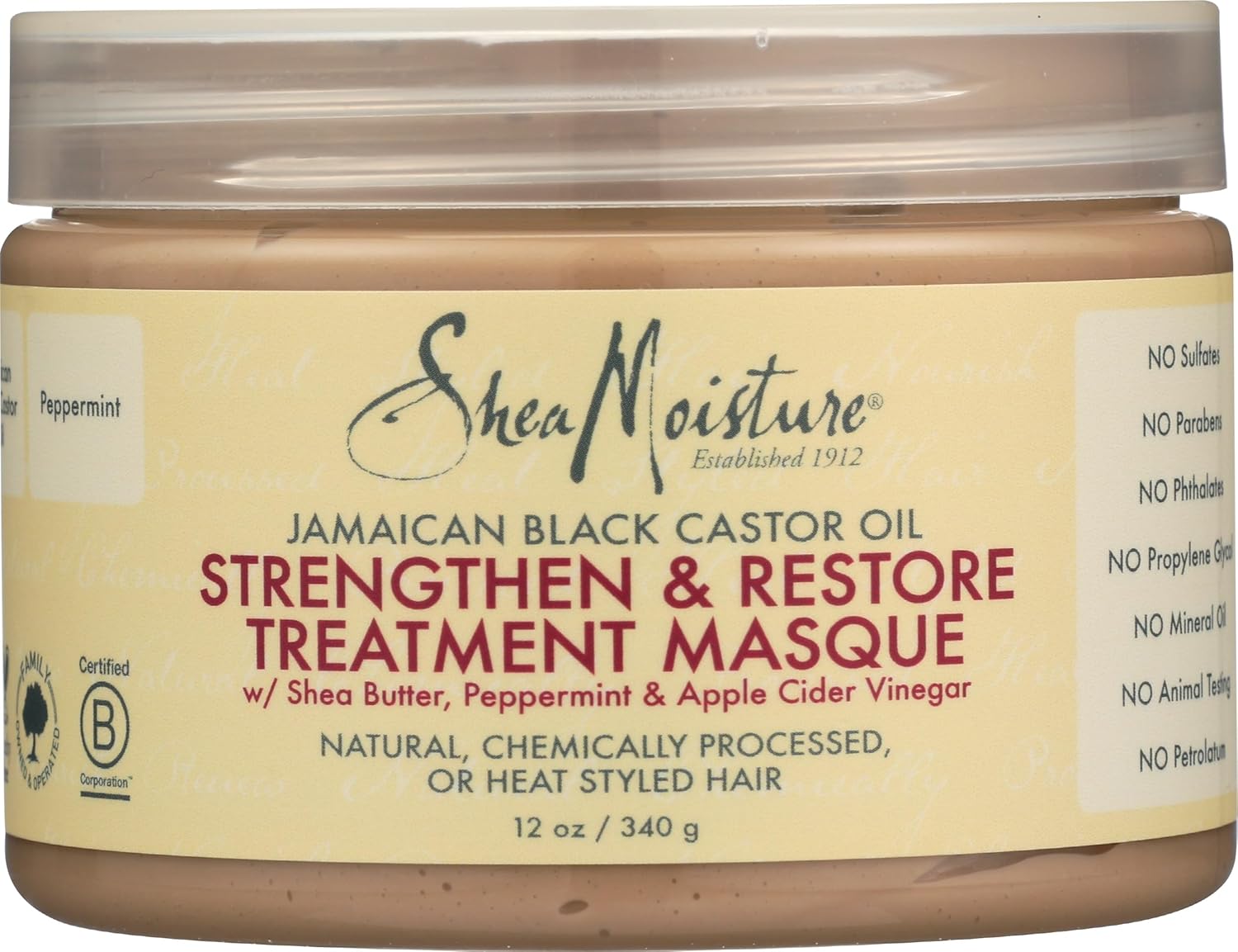 SHEA MOISTURE Strengthen & Restore Treatment Masque, 11.5 OZ