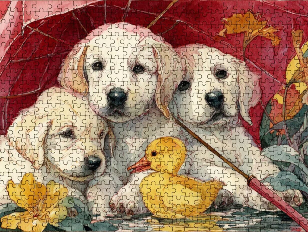 Clásicos Puzzle 3000 Piezas para Adultos, Perro Pato LDYQS7-644