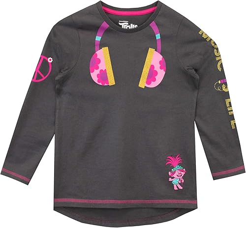 DreamWorks Trolls Girls Poppy Long Sleeve Top