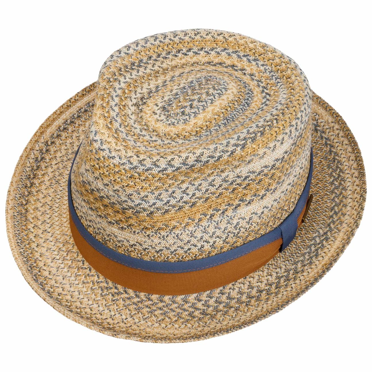 Stetson Bellano Chapeau Player Paille Toyo Chine Multicolore Bande Reps Multicolore Femme Homme Printemps Ete