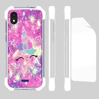 jioeuinly ANS Artia P600 Case Compatible with ANS Artia P600 Phone Case Cover [with Tempered Glass Screen Protector] DJS