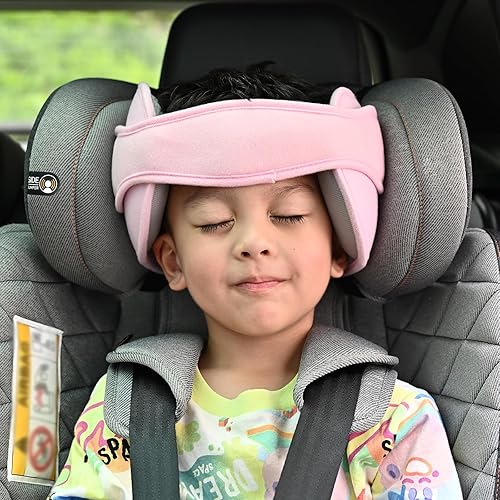 Miniatura 7 de LETTON Soporte para la cabeza del asiento de automóvil para niños, correa ajustable para la cabeza del asiento de automóvil para niños, solución de