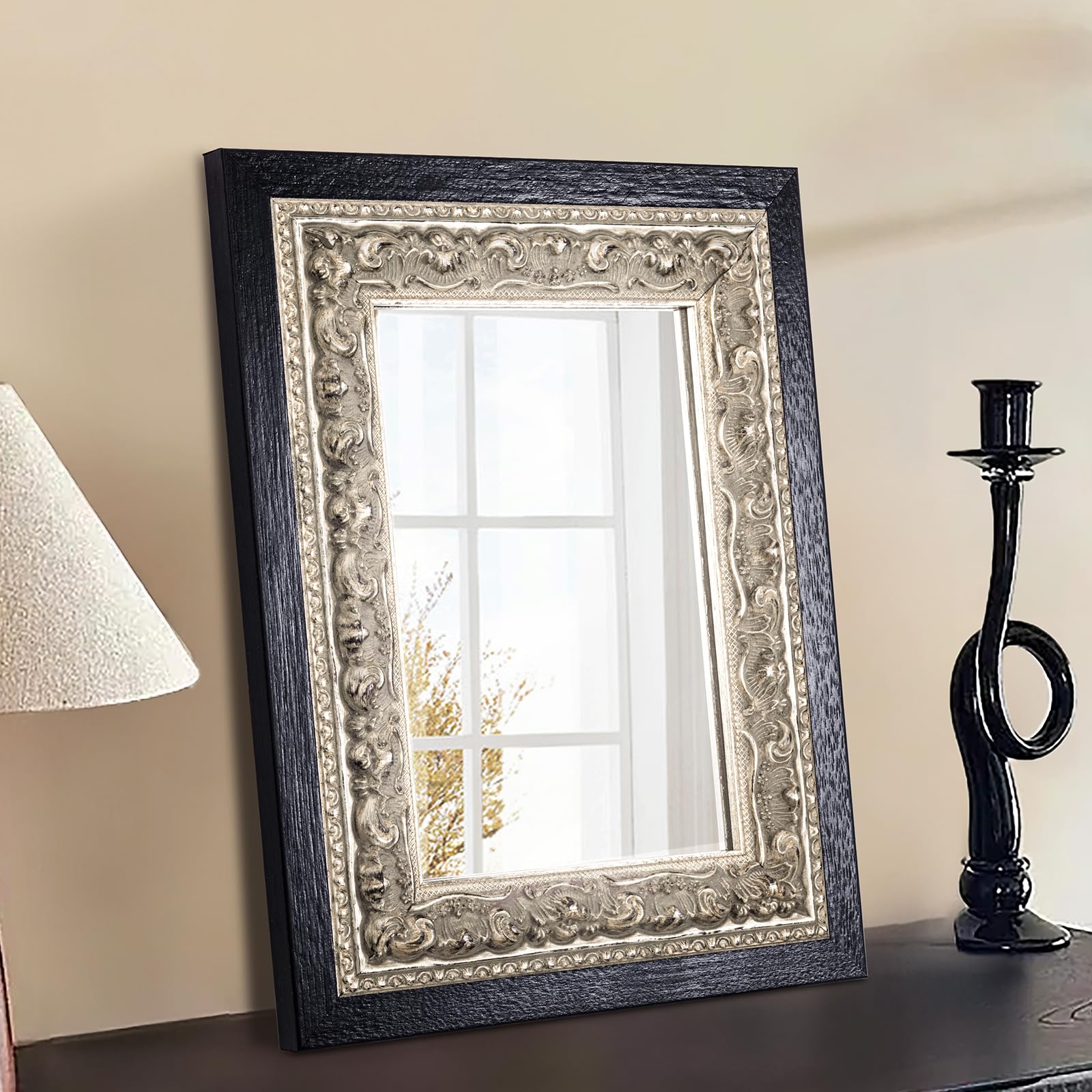 Amazon.com: Small French Antique Mirror, 14
