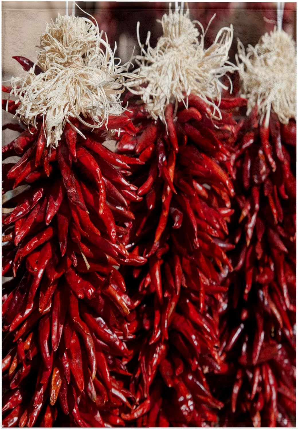 3dRose Red Chili Peppers, Market, Santa Fe, New Mexico - US32 CHA0046 - Chuck Haney 22x30 Bath Hand Pool Towel