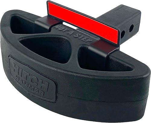 Miniatura 7 de HitchHammer Protector de parachoques de 14 pulgadas de ancho + accesorio reflector