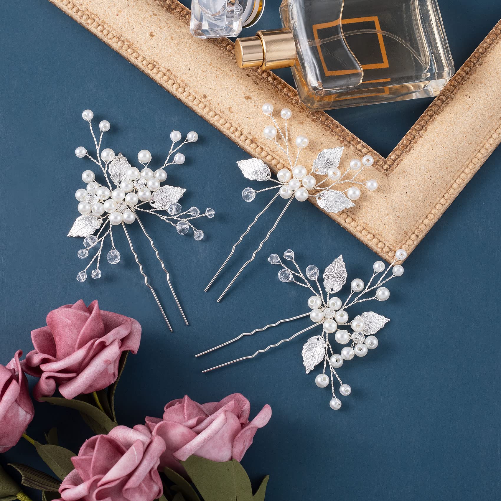 Bendable Pearl Wedding Hair Pins, Pack of 3 il_fullxfull.7236953038_msd4.jpg main image 2