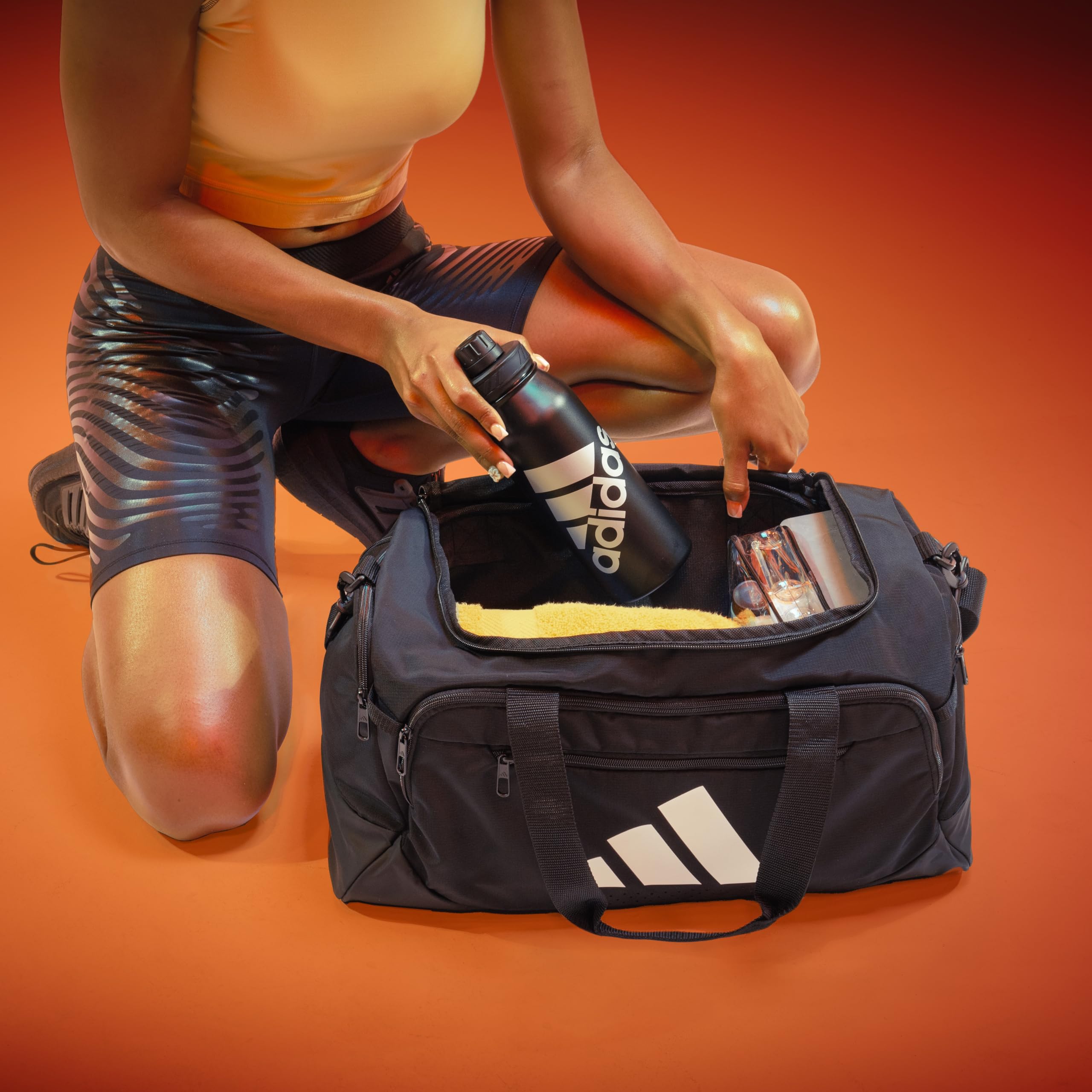 Adidas Defender 5.0 - Bolsa de Deporte Duradera para Hombre y Mujer, Azul Real, Talla S (42 L), Defender 5.0 - Bolsa de Deporte Duradera para Hombre y Mujer, Azul Rey, pequeño (42L), Defender 5.0