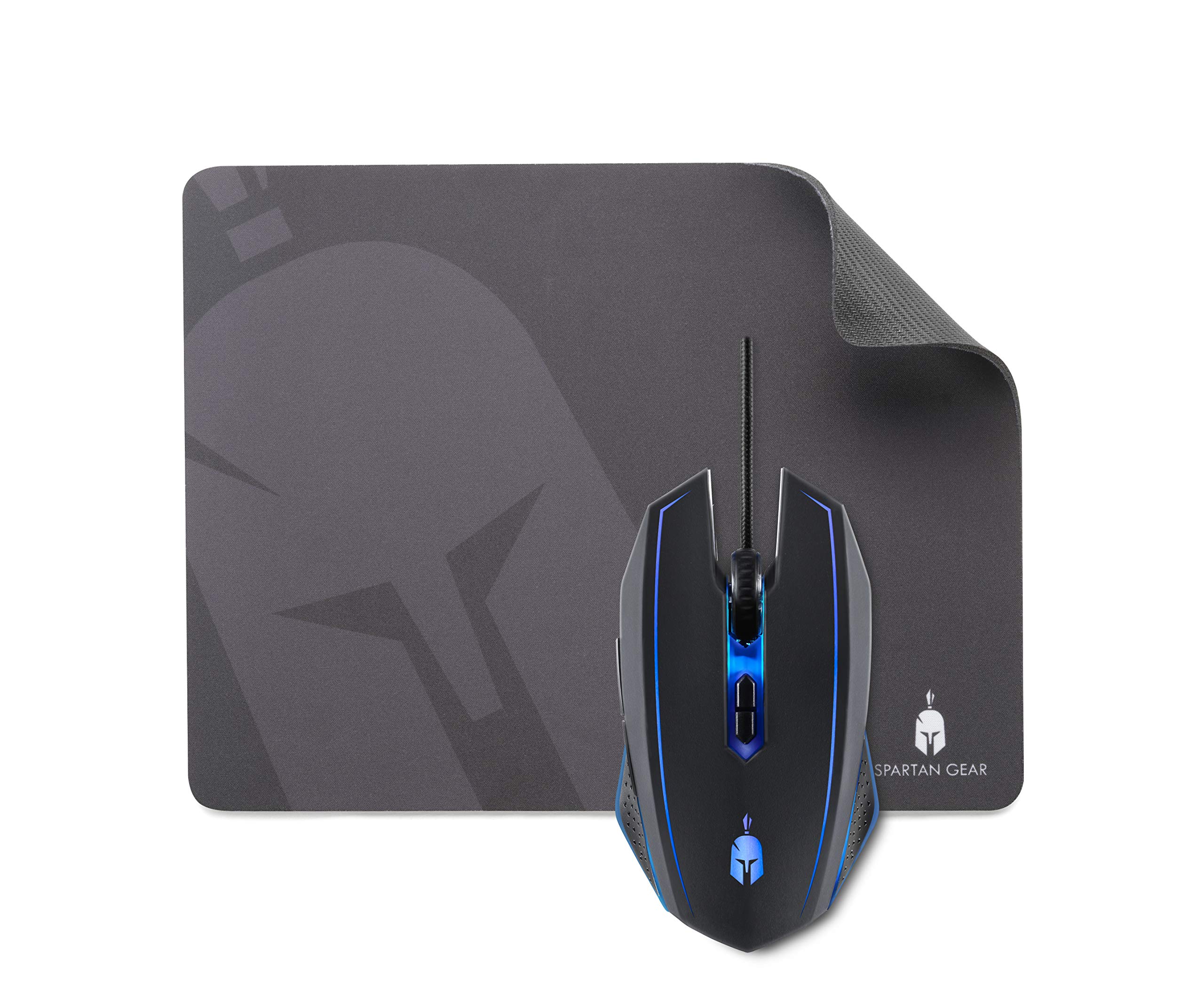 Spartan Gear Phalanx Wired Gaming Mouse & Mousepad- Pc