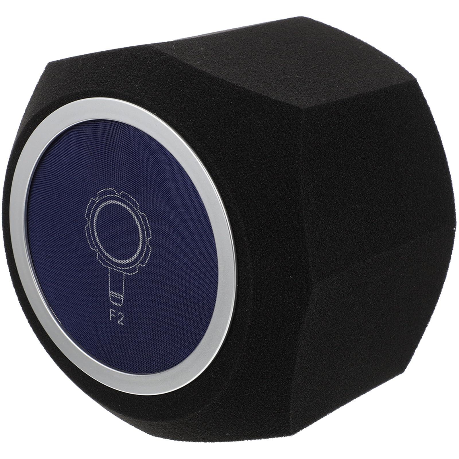 Ciieeo Funda de Esponja para Micrófono Azul que Reduce el Ruido y Filtra el Sonido en Grabación Interior Material Esponjoso y Aislamiento Acústico Eficaz