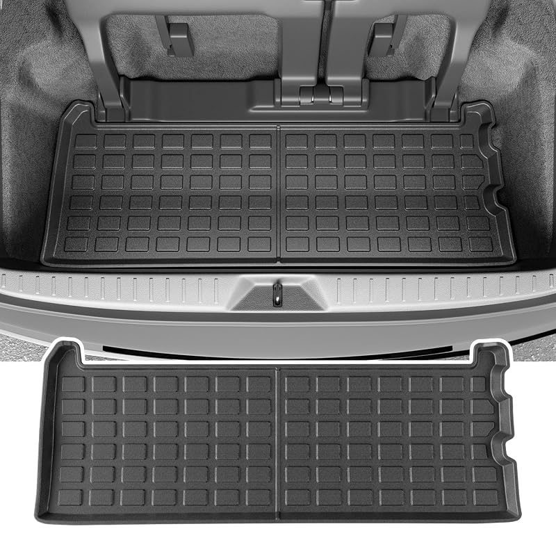 Forro de porta-malas em TPE powoq compatível com Toyota Sienna 2021 a 2026, 7 e 8 lugares