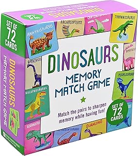 Dinosaurs Memory Match Game (Set of 72 cards)