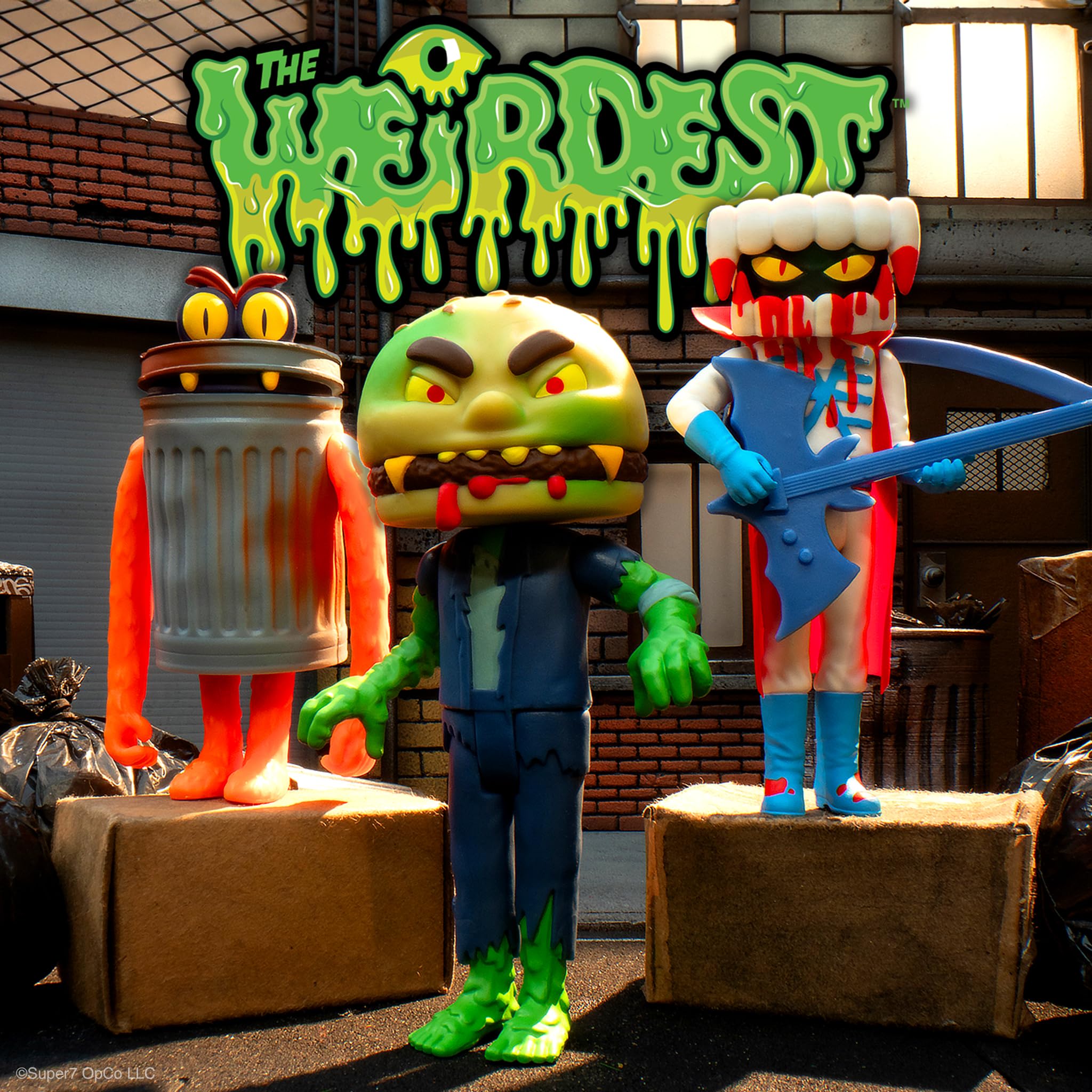 Amazon.com: Super7 The Weirdest Zombeef Rotten Rangers - 3.75