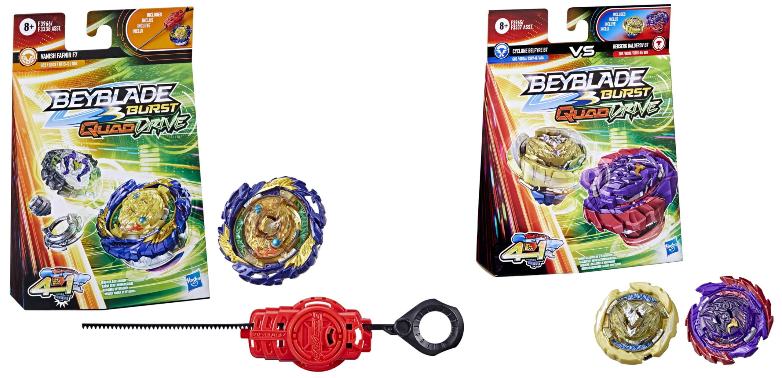 Buy Beyblade Burst QuadDrive Berserk Balderov B7 and Cyclone