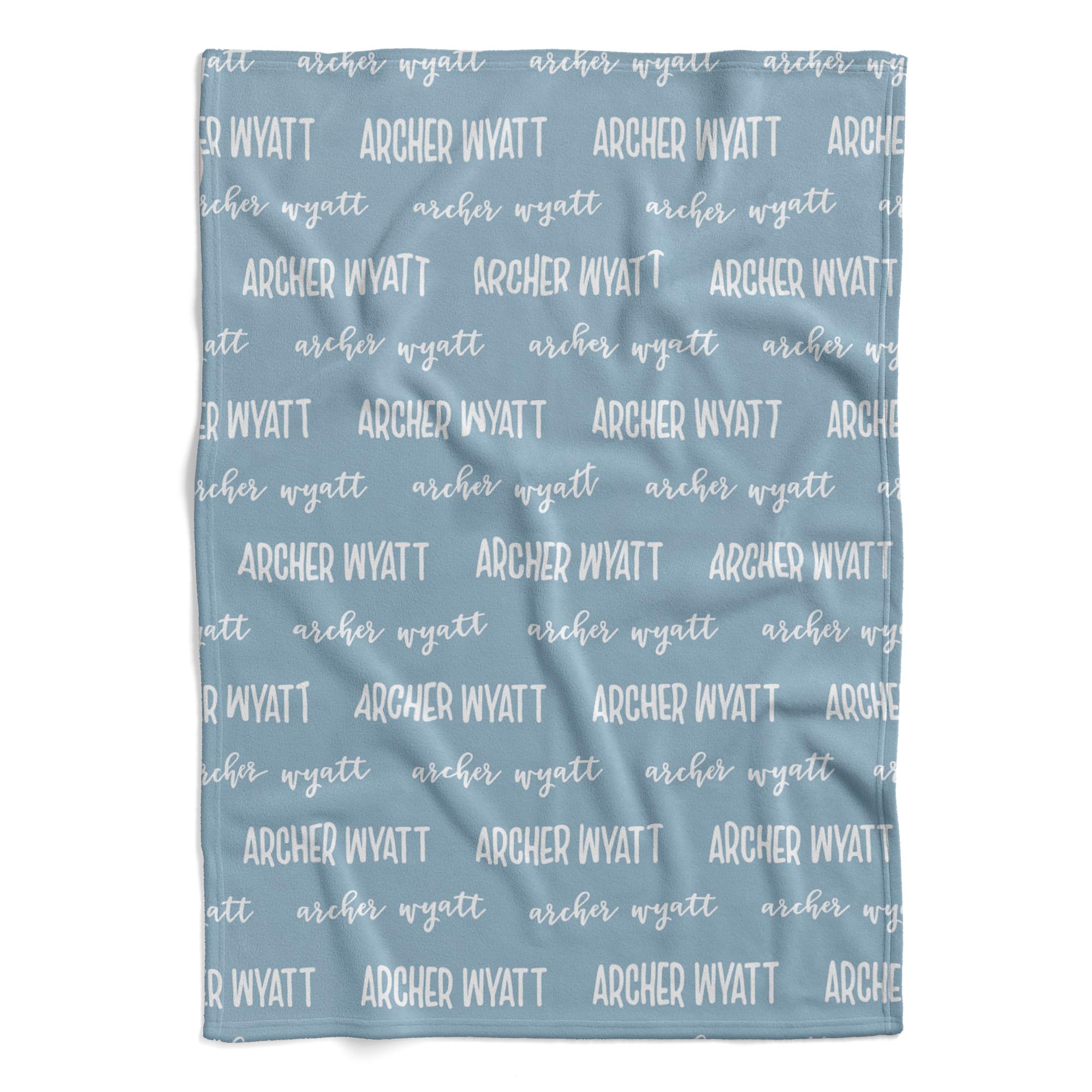 Personalized Baby Swaddle, Baby Name Sign for Hospital, Birth Announcement, Gender Reveal, Swaddles for Newborns, Baby Essentials, Blue Swaddles, (Swaddle Only)