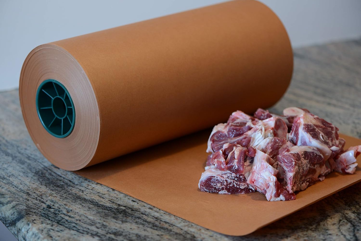 [4 Pack] Pink Butcher Kraft Paper Roll 15 x 1000 ft – Peach Wrapping Paper for Brisket, BBQ Smoking, Meat, Butcher, and Food Service by EcoQuality