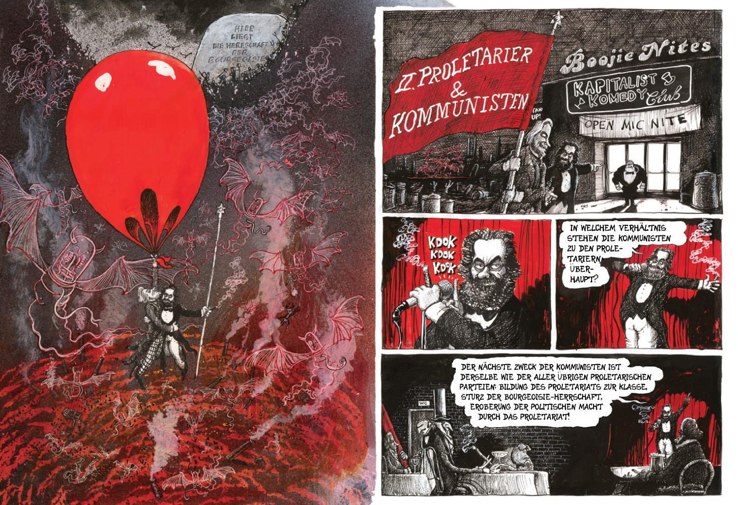 Das kommunistische Manifest: Die Bibel des Kommunismus als moderne und lebhafte Graphic Novel: Die Bibel des Kommunismus als Graphic Novel
