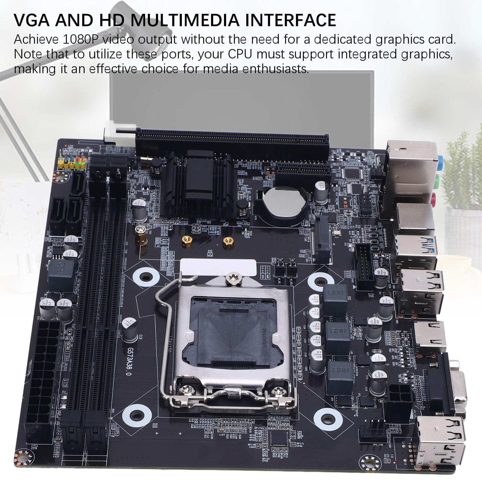 H81 Gaming M ATX Motherboard, M.2, SATA 3.0 6GB/s, USB 3.0, DP/HDMI, Memoria DDR3 para LGA1150 Fit para Procesadores de CPU de 22 NM de la Serie E3 V3