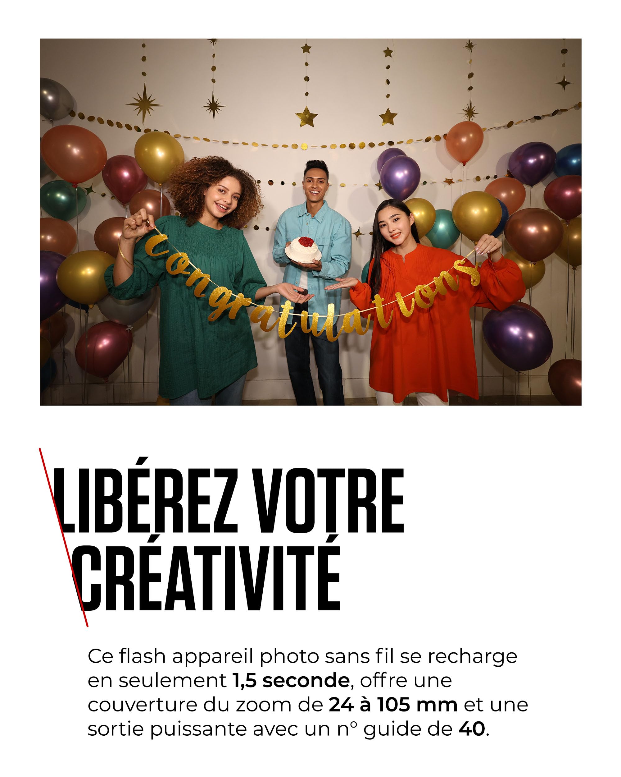 Canon Speedlite EL-10 avec E-TTL II, Plage de Puissance Polyvalente de 1/1 à 1/1024, Griffe Multifonction, légère et alimentée par des Piles AA.