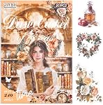 Uideyvi Sticker style comique japonais fournitures de scrapbooking pour le Junk Journal, 45 Stickers Feuilles TZ013001
