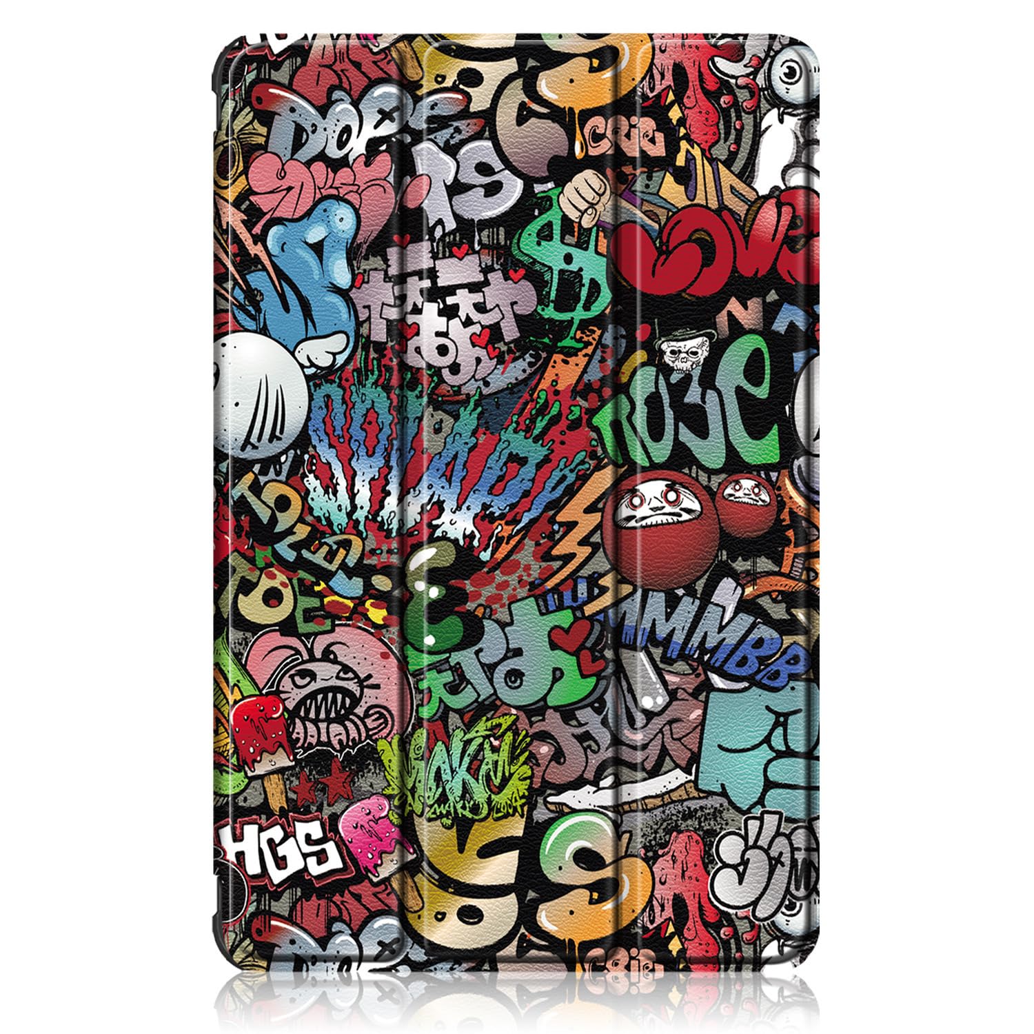 HAIEHAEYXZCase for Huawei MediaPad M3 Lite 10 BAH-W09 BAH-AL00 10.1" Tablet PU Leather Stand Protective Cover for Huawei MediaPad M3 Lite 10.0 BAH-L09 Smart Slim Light Tri-Fold Stand Shell Case (TY)