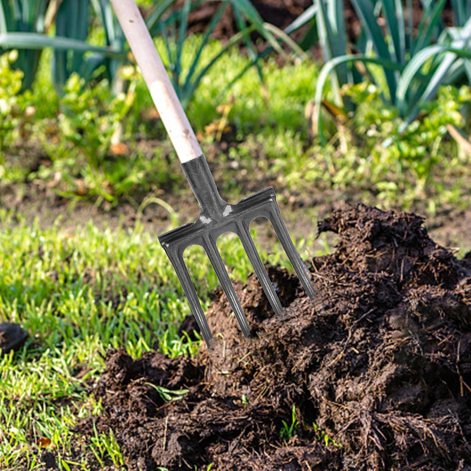 Tête de Rechange pour Excavatrice, Tête de Jardinage, Accessoires Agricoles en Acier Trempé pour Le Travail et Le Nettoyage, 4 Dents