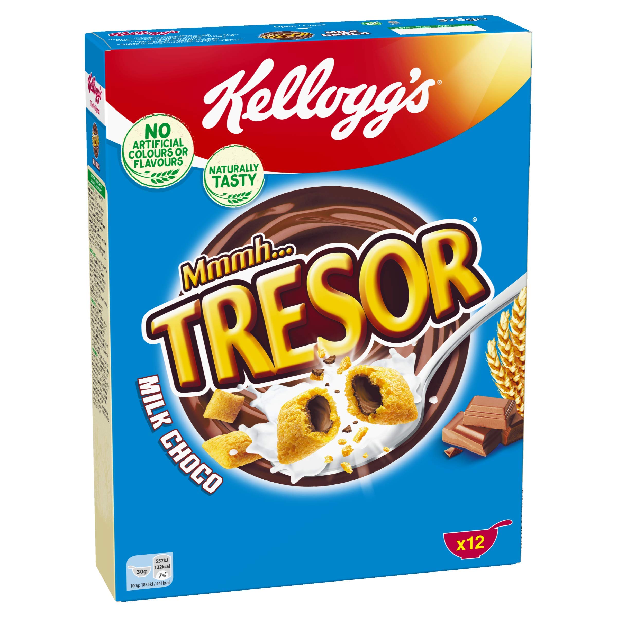 Kellogg' s mmmh cassaforte Milk Choco, 7 confezioni (7 x 375 G)