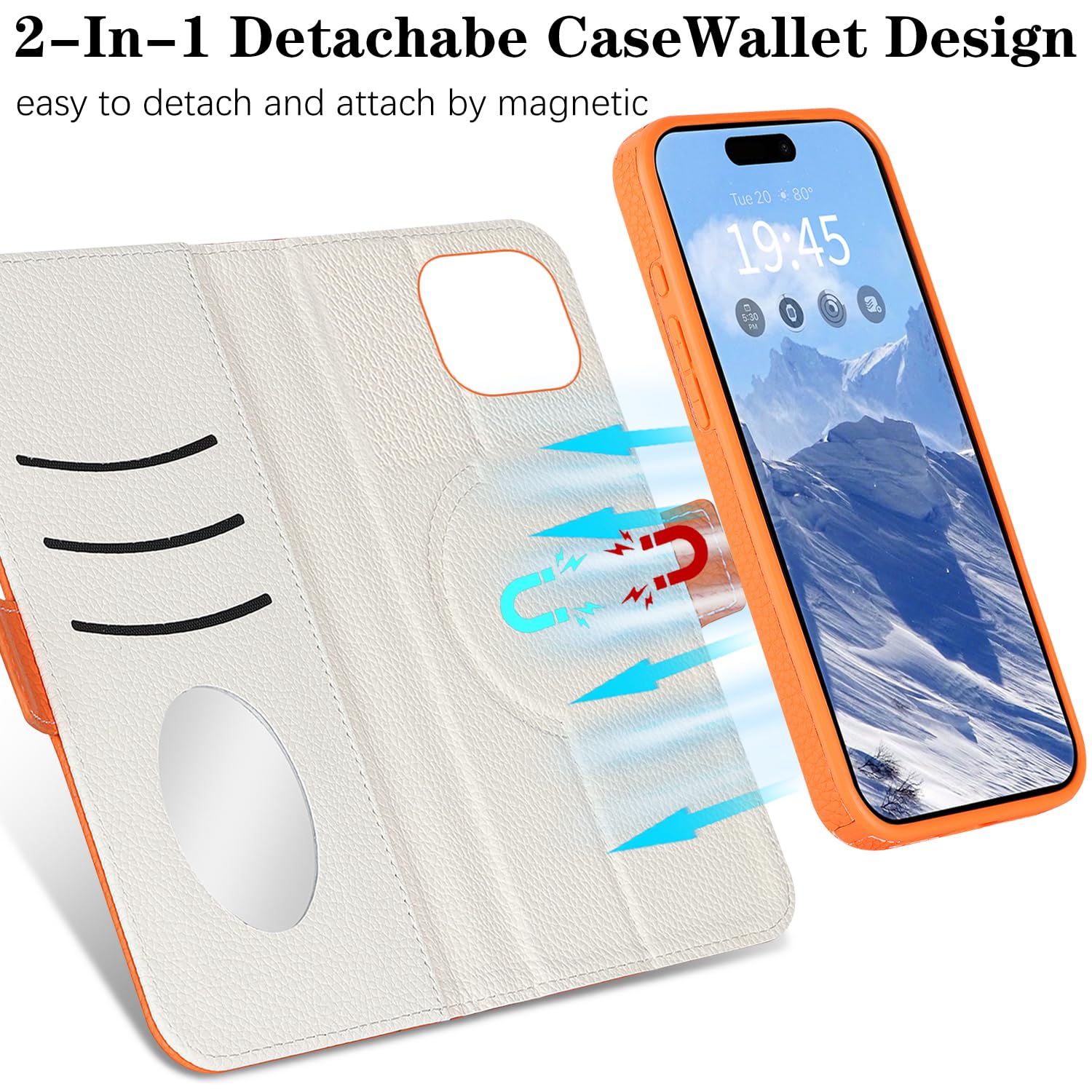 Custodia a portafoglio per iPhone 12/12 Pro con porta carte