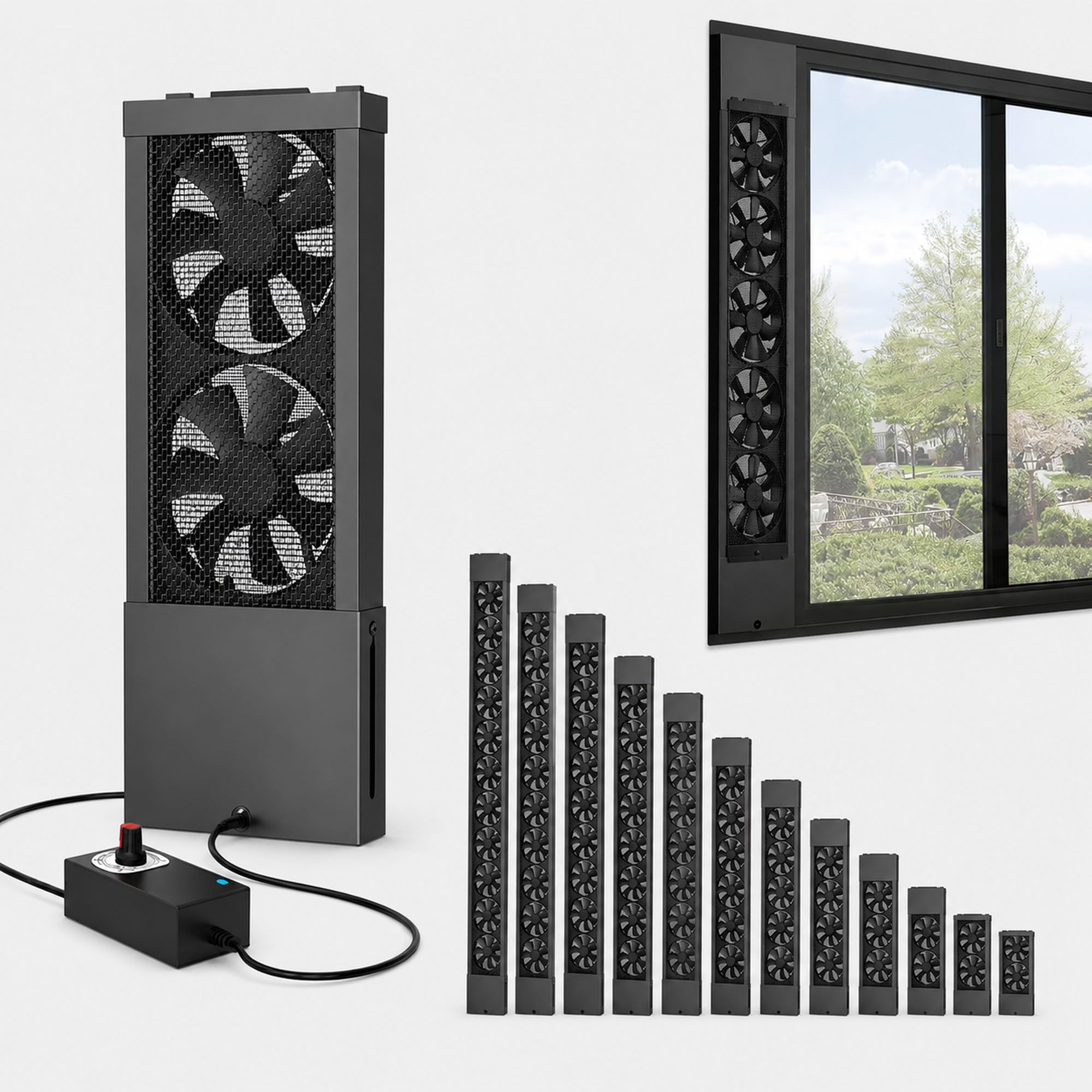 Ventilateur d'échappement de fenêtre pour rafraîchir la chambre et le bureau