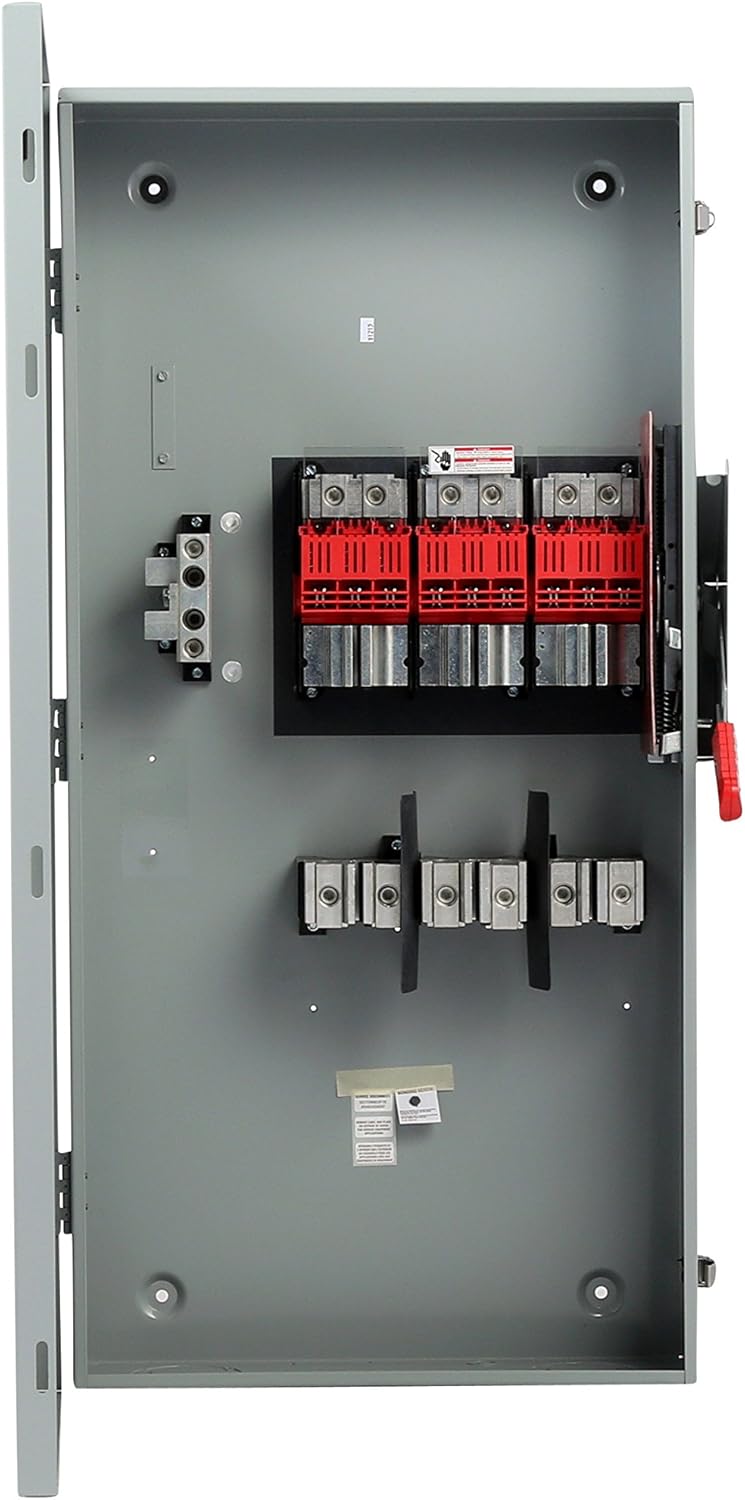 Siemens GF326NRA Fusible 3 Pole 240V 600 Amp Outdoor Rated General Duty Safety Switch
