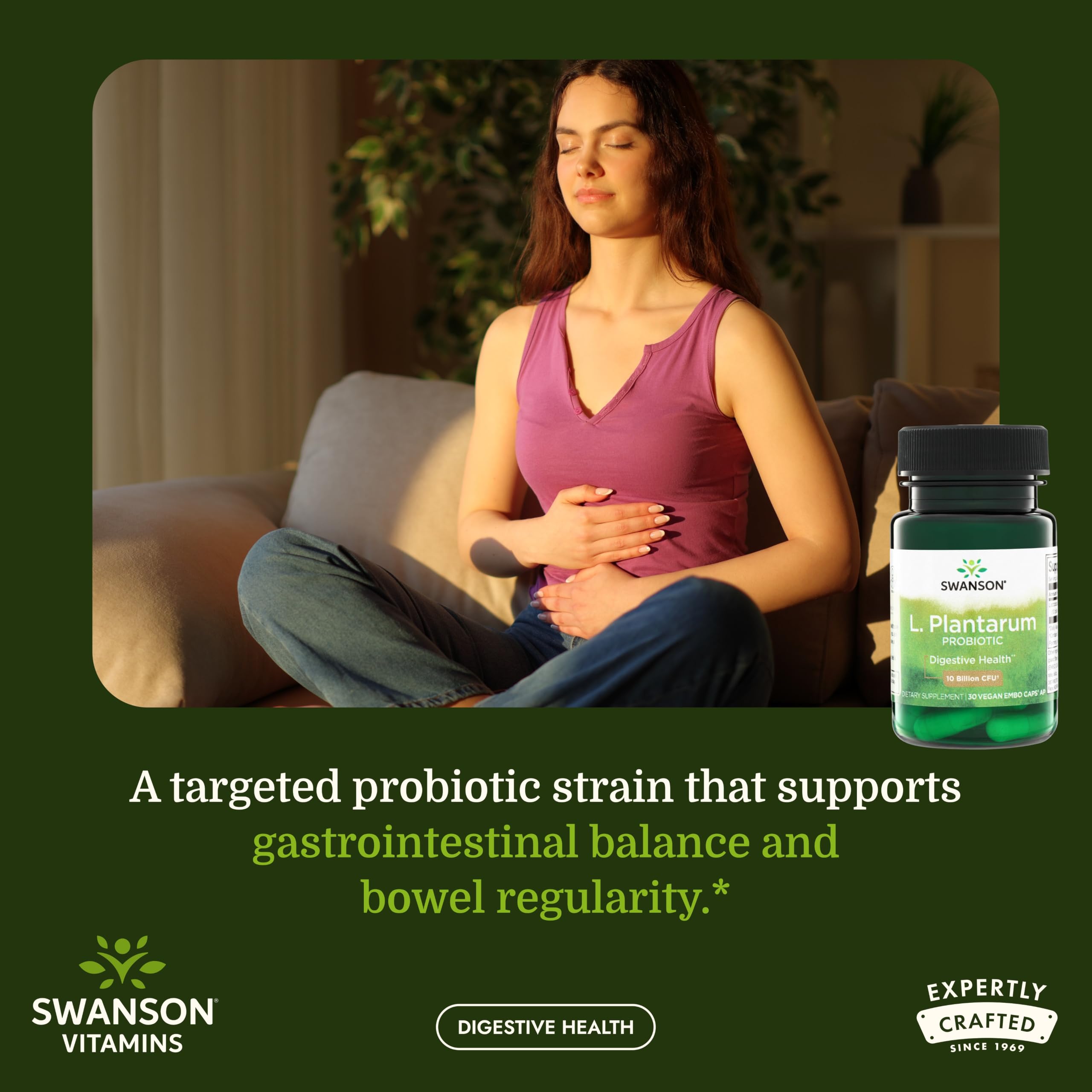 Swanson L. Plantarum, 10 Billion CFU, 30 Vegan Capsules — Amazon image 2