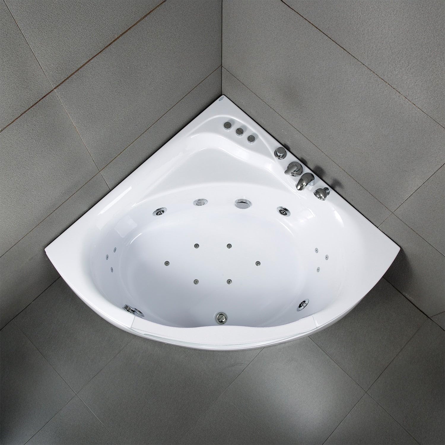 SPALINA TASMANIE White Jets - Vasca idromassaggio oblò L 135 x l 135 cm, by