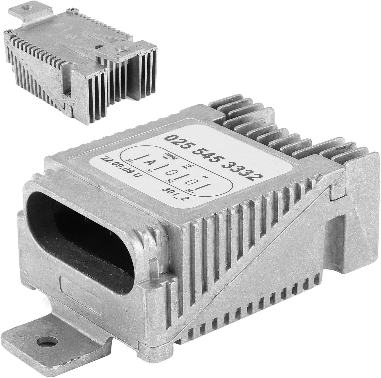 Benz Compatible Cooling Fan Control Module, Replaces OEM 0255453332/0185459932/FCM121, Ensures Efficient Engine Cooling for C230/C280/E300/E430/SLK230