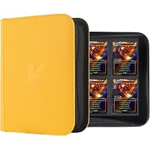 336 Card Binder, 4-Pocket Zipper Binder for Trading Cards