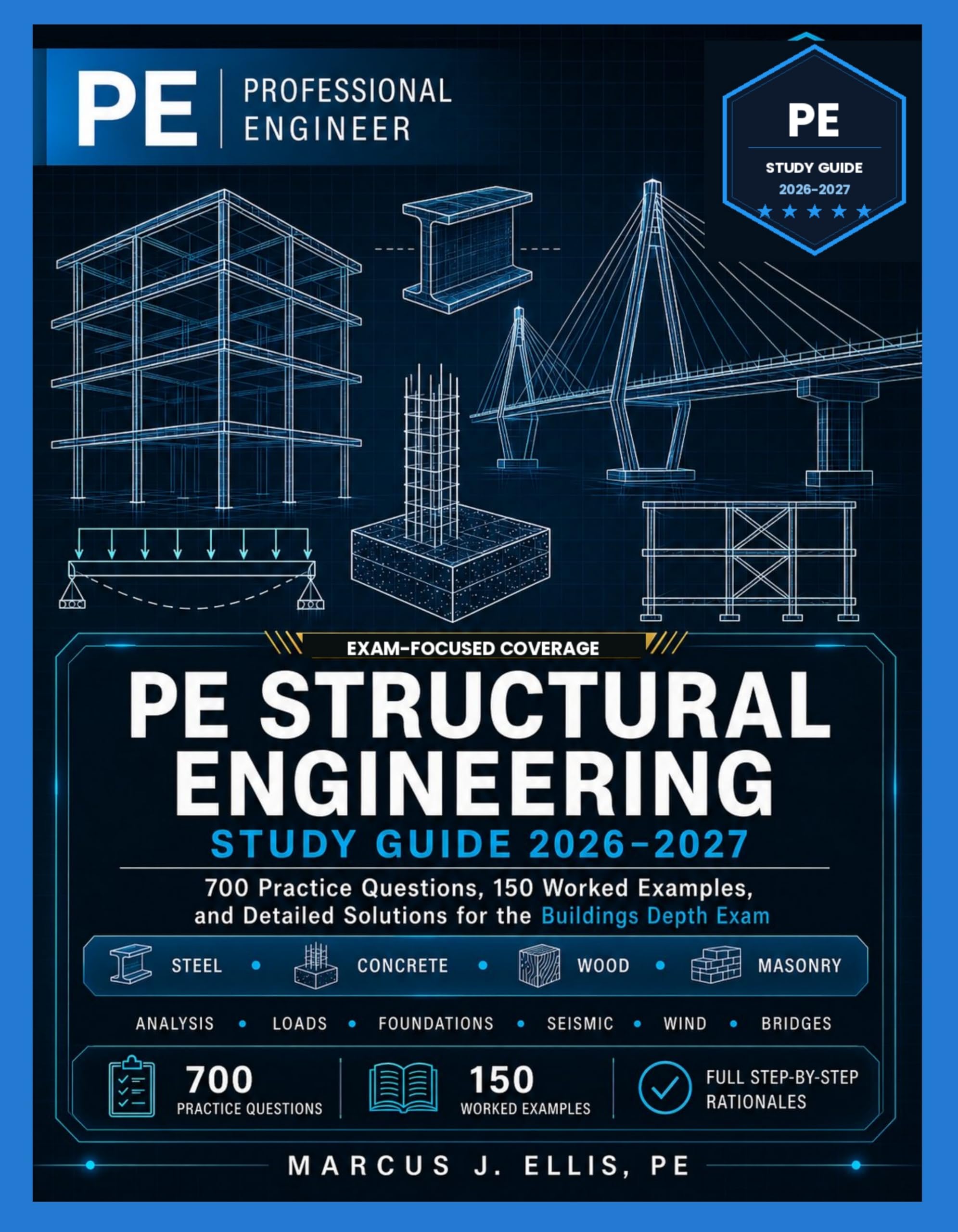 Guide PE Structural Engineering 2026-2027 examen bâtiment Kindle