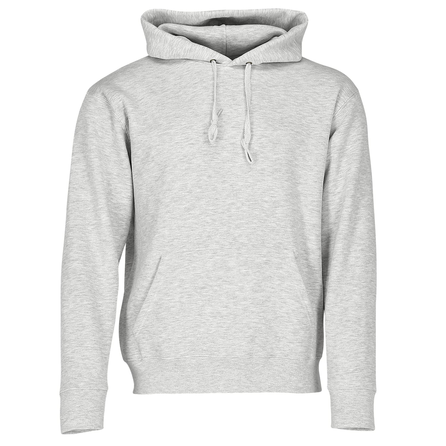 Fruit Of The Loom Men's Heather Grey Pull-Over Premium Hooded Sweat, Large