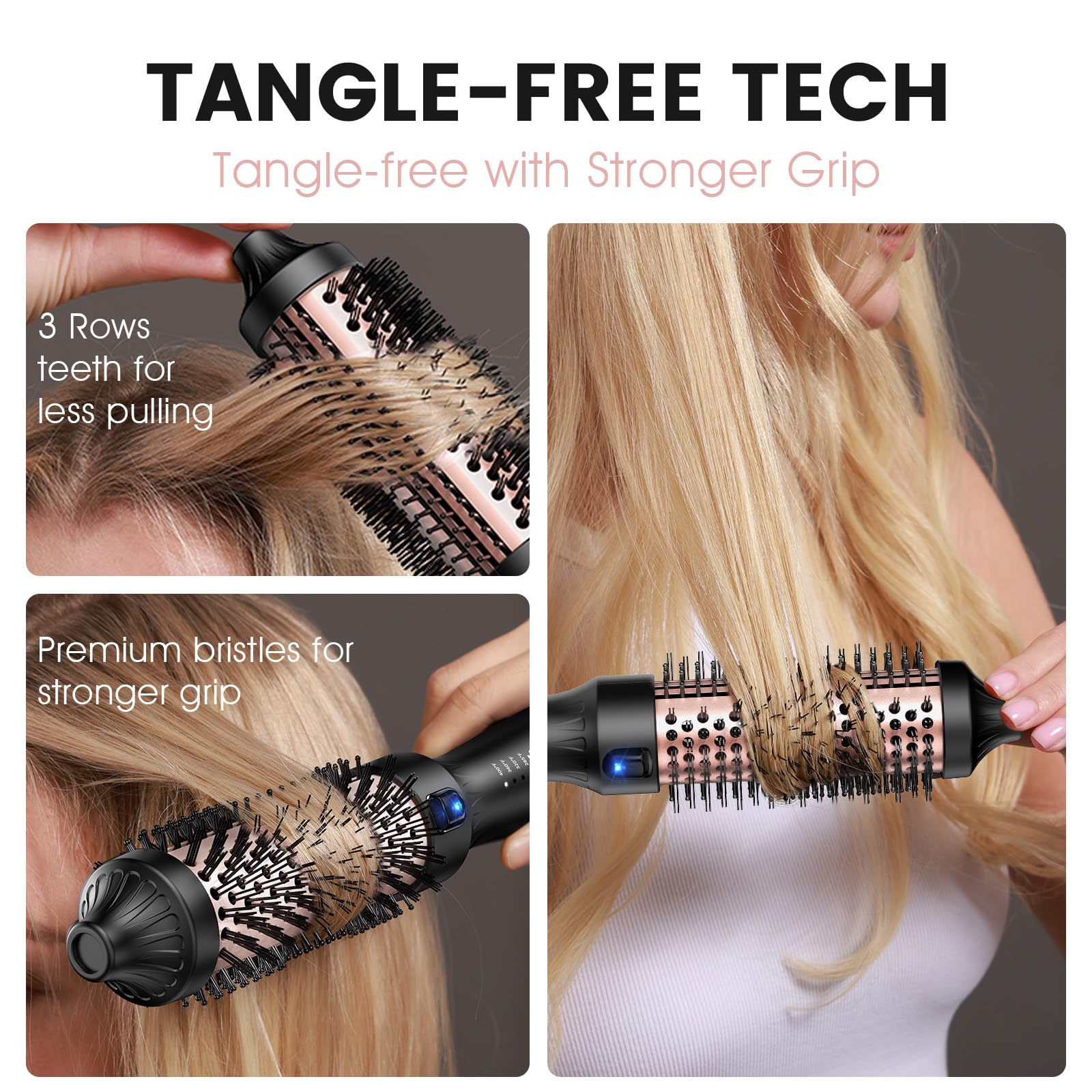 ZAVAREA 1.5-Inch Thermal Brush with Ceramic Barrel and Dual Voltage