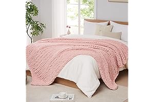 L'AGRATY Chunky Knit Blanket Throw: Cozy Elegance for Your Home
