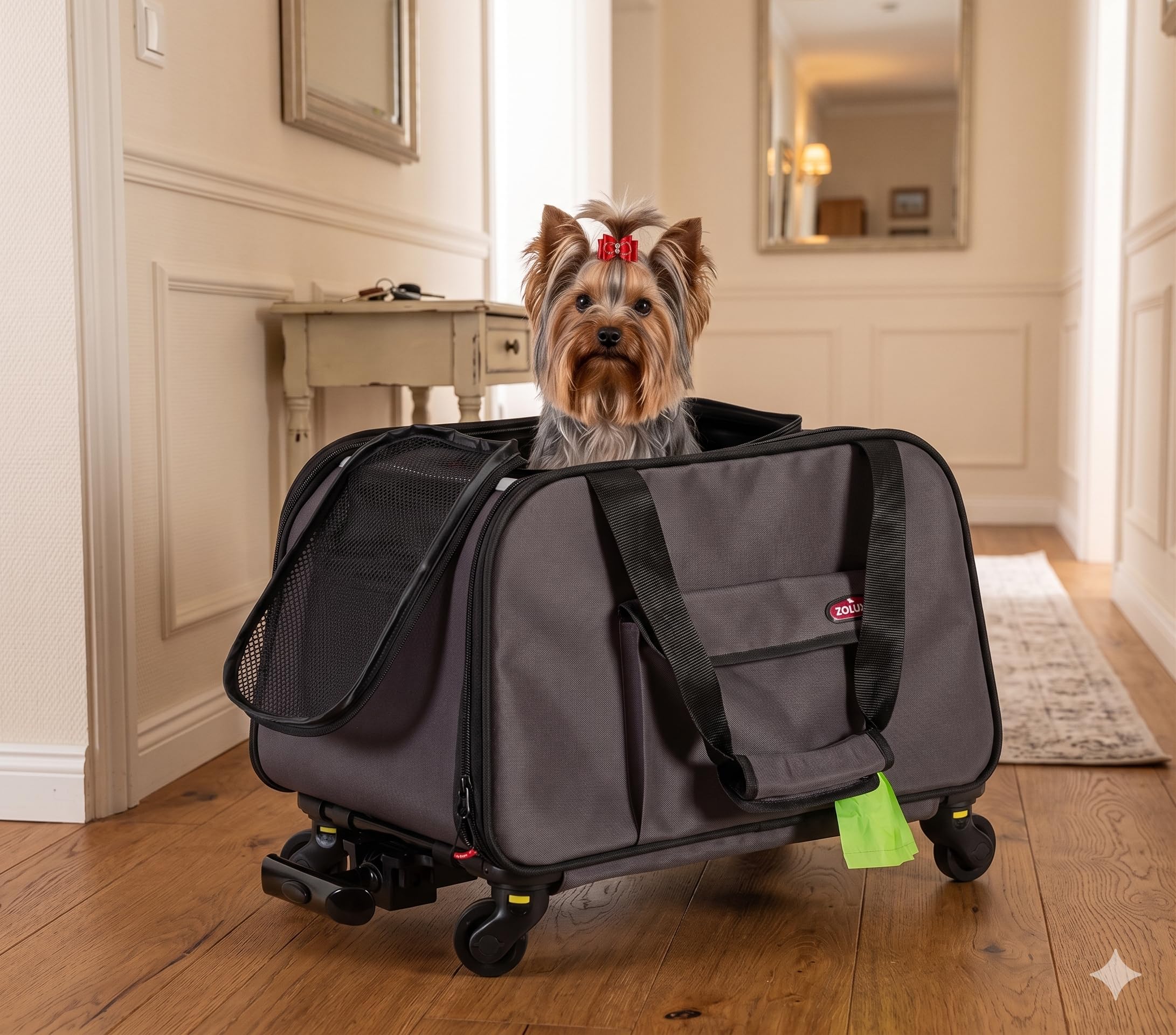 ZOLUX Transporter für Hund und Katze Nomad mit Rollen