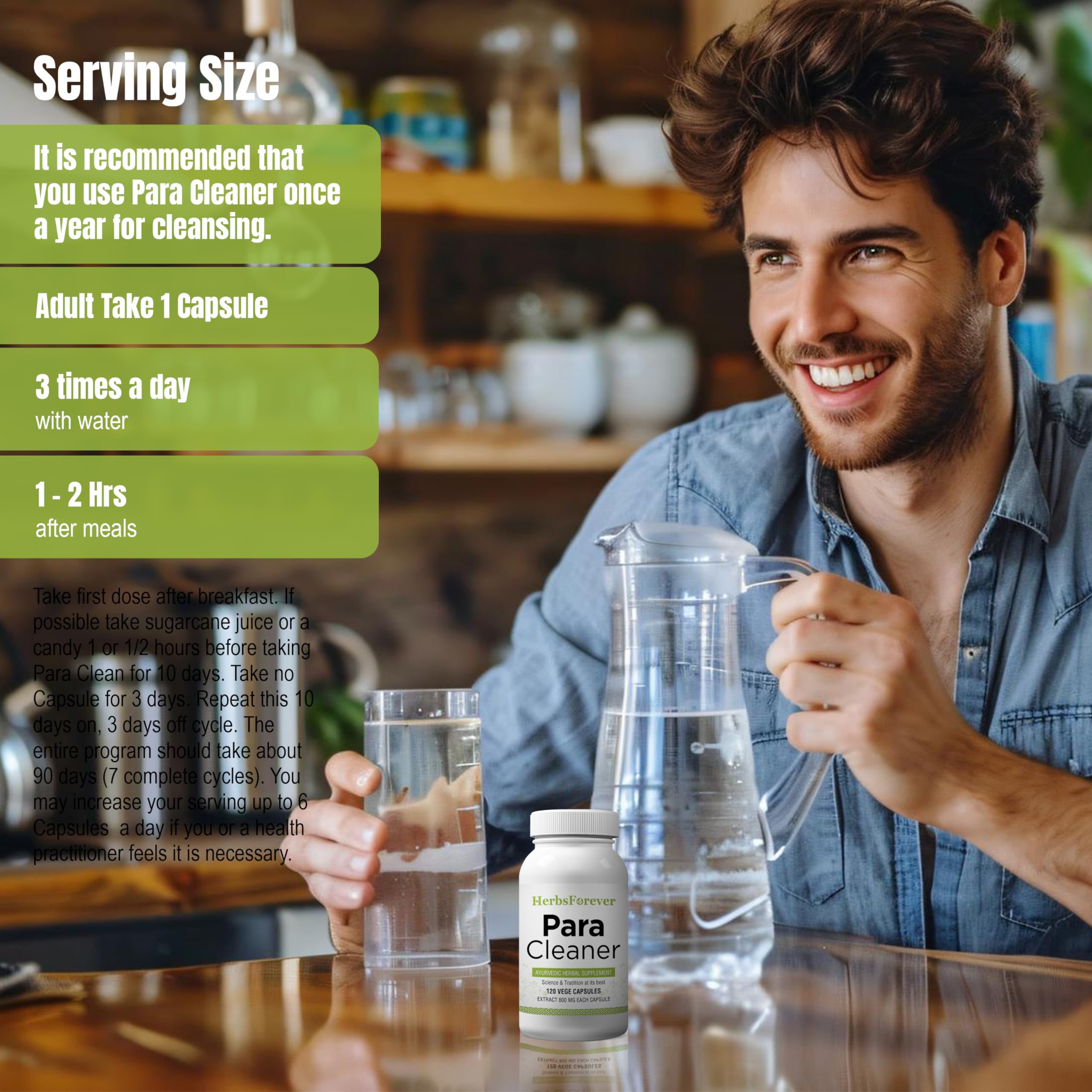 Amazon.com: Herbsforever para Cleaner Capsules Detox & Repair