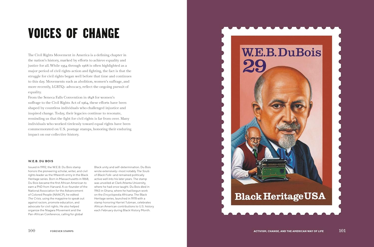 Forever Stamps: 250 Years of United States History Writ Small