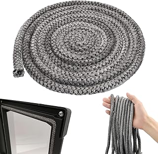1 Peça Lareiras de Lenha Fogão a Lenha Lareiras de Lenha Fita de Vedação para Lareira 10mm x 3m Fibra de Vidro Junta de Porta de Lareira para Lareira Porta de Lareiras Lareiras e Fogão a Lenha
