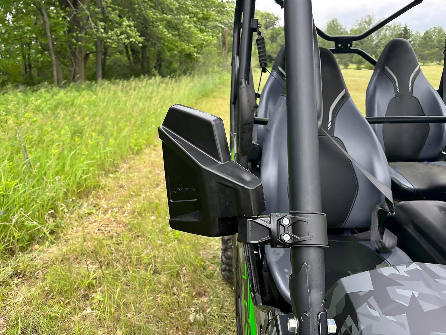 Kolpin Side Mirrors - UTV/SxS - Tall View Range, Easy Install, Rugged Fold-In Design, Adjustable, Compatible with Polaris, Can-Am, Tubing Mount Fits Most major UTV brands - 98320