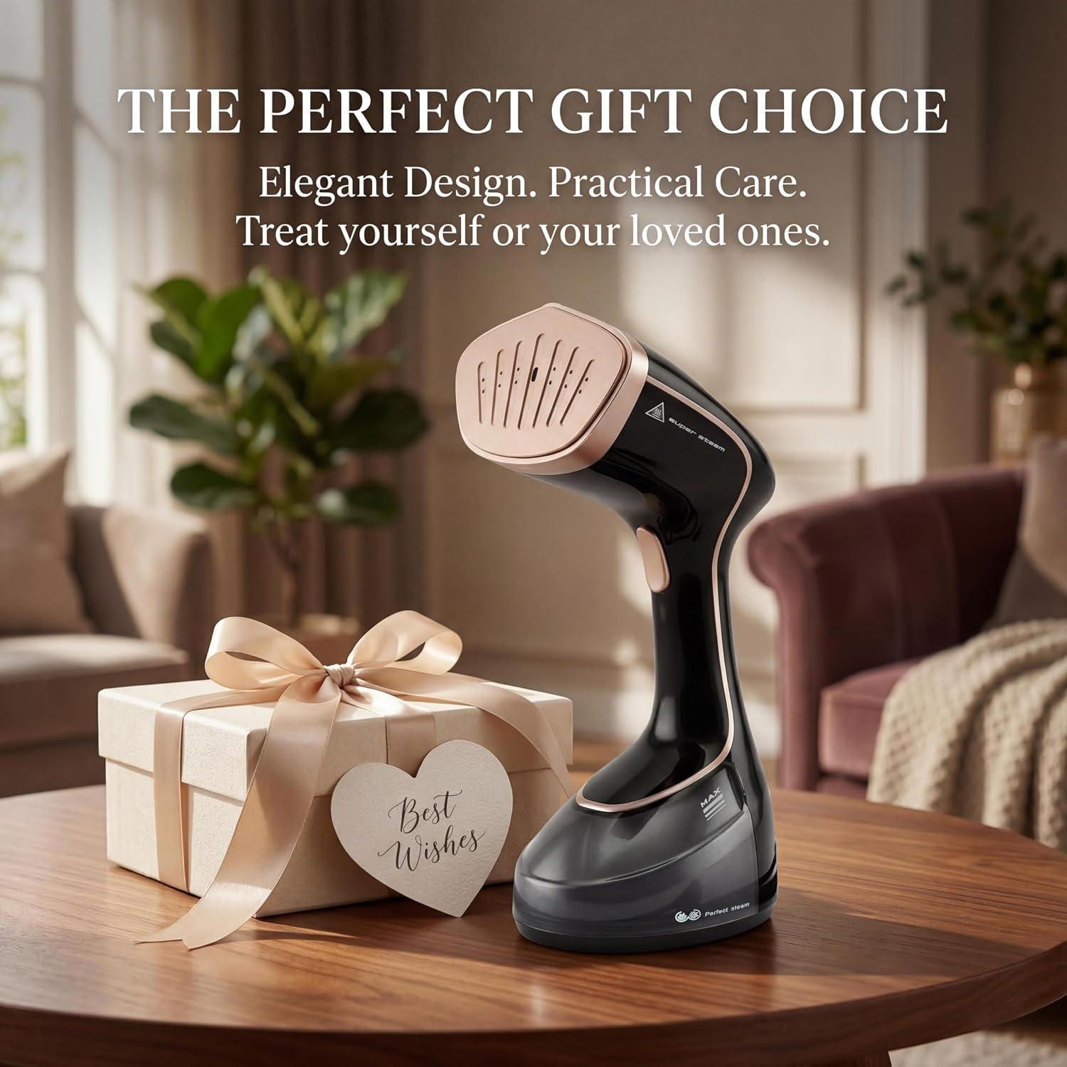 Clothes Steamer 1500W, Portable Steamer for Clothes with 20s Fast Heat, Large Detachable Tank, 3 Steam Modes, LED Display, Leak-Proof Travel Steamer, Handheld Steam Cleaner for Home and Travel (Black) | Large detachable tank, 20s fast heat, LED display, 3 steam modes, leak-proof for home and travel