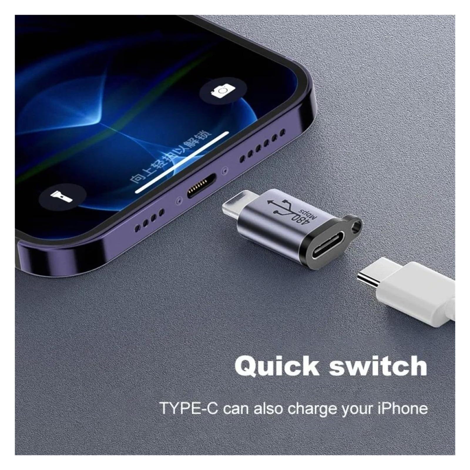 Adattatore da USB Type-C a USB-A maschio-femmina