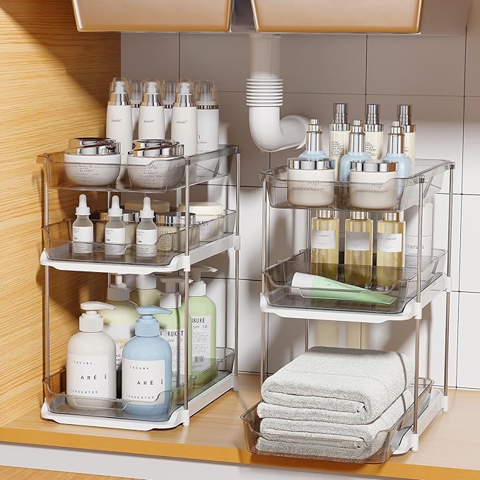 3-Tier Bathroom Under Sink Organizers and Storage
