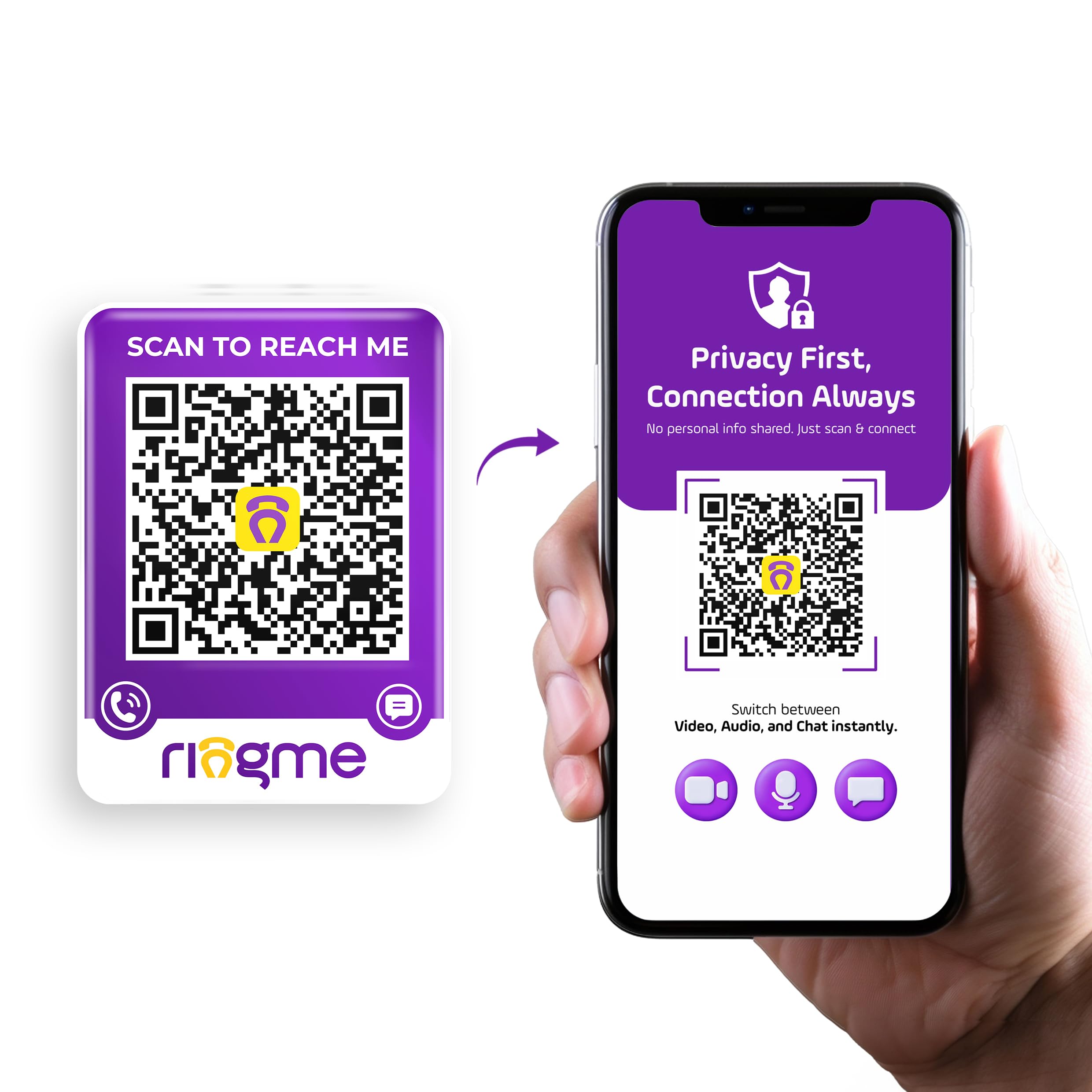 RINGME Smart QR Code– 6 Multi-Purpose Stickers for Home, Car, Lost Items & Digital Business Cards | Instant Video, Audio & Message Communication | Privacy-Secure Contact Sharing | Easy Setup (B0DH2P6JG5) Amazon Price History, Amazon Price Tracker