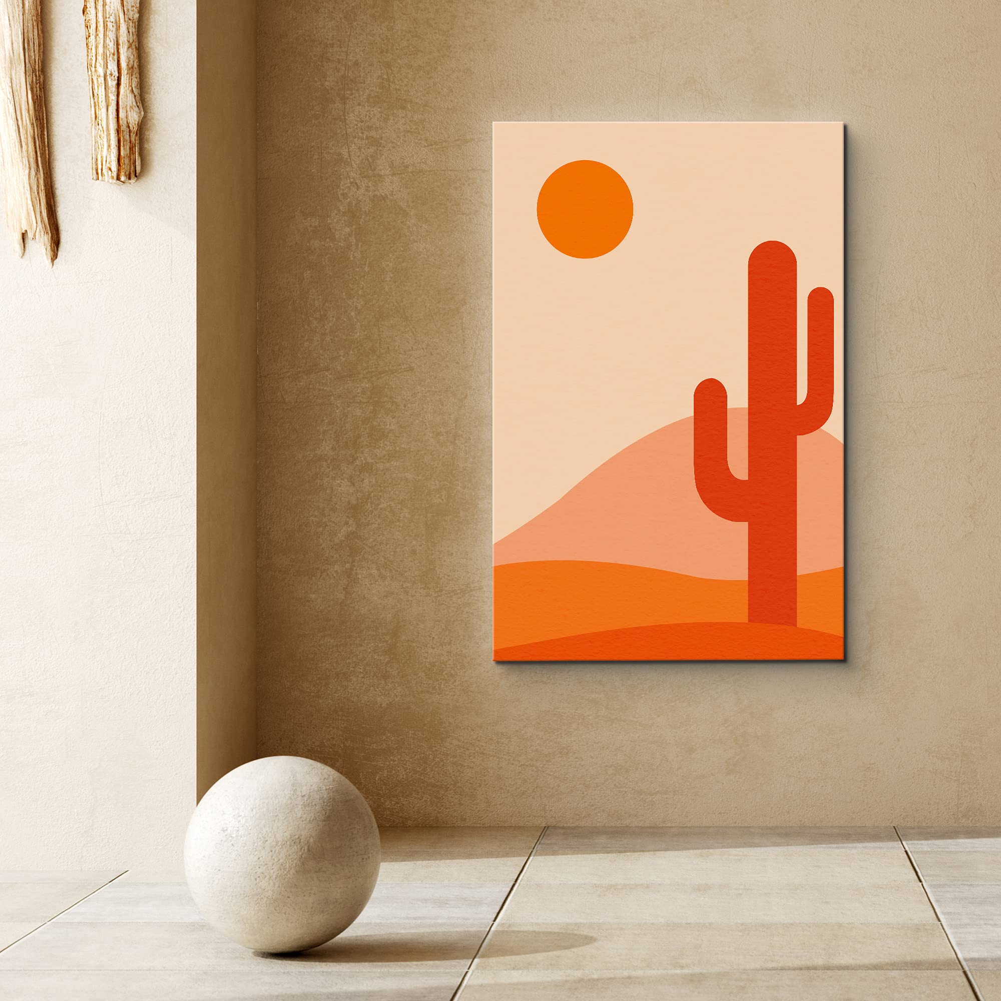 Amazon.com: SIGNFORD Canvas Print Wall Art Orange Desert