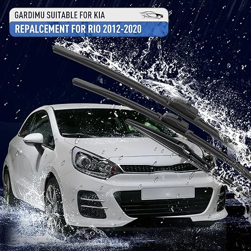 Miniatura 8 de GARDIMU Escobillas de repuesto para limpiaparabrisas Kia Sorento 2016, 2017, 2018, 2019 y 2020, 3 piezas de limpiaparabrisas delantero y trasero de