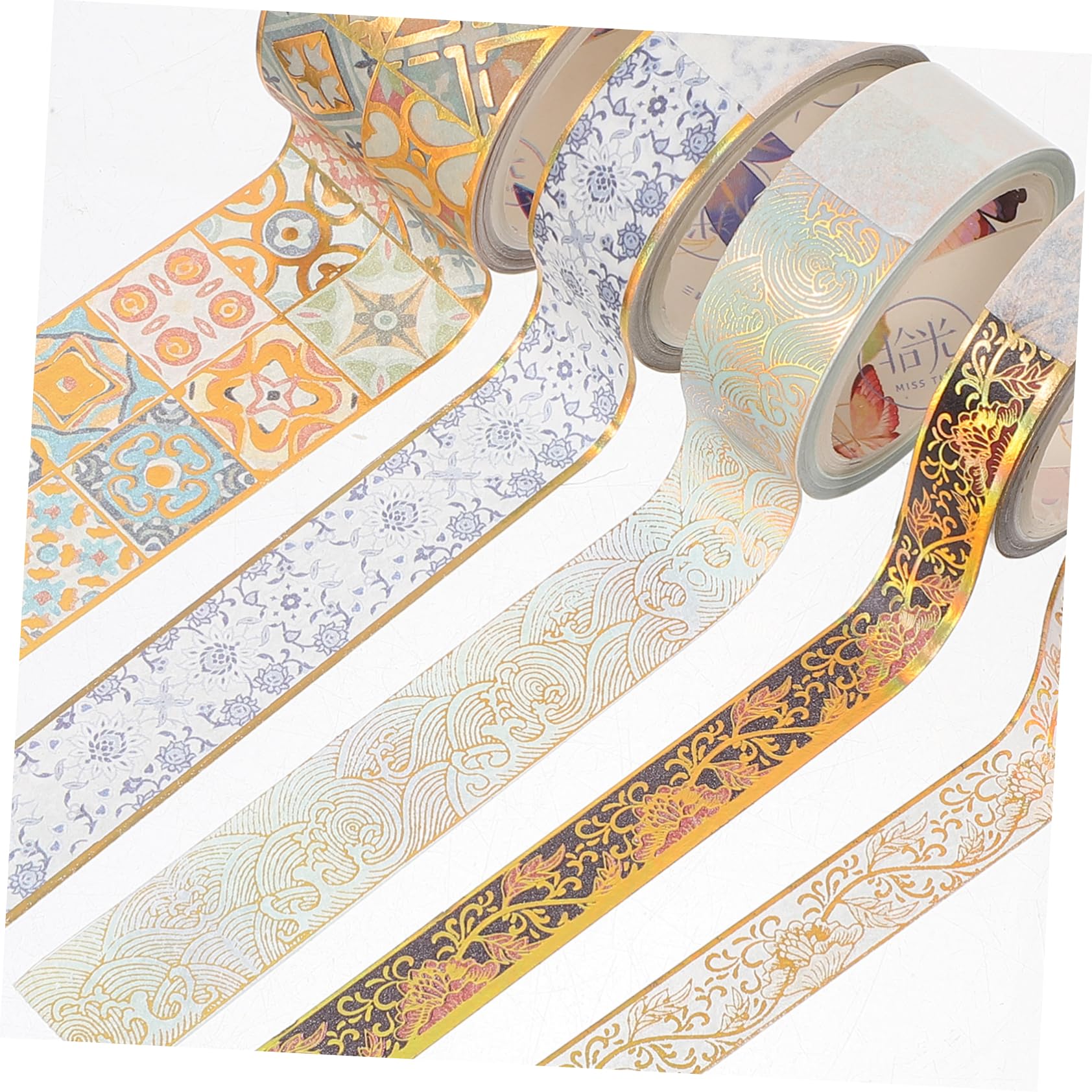 NUOBESTY 30rollen Washi Tape Dekorative Klebebänder Für Scrapbooking Journaling Und Bastelprojekte Kunsthandwerksmaterialien Verschiedenen Designs Wiederverwendbar Und Einfach Zu